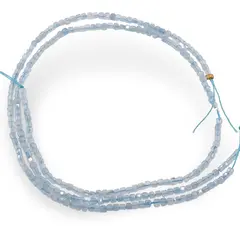Sirag Acvamarin A+ cuburi 2mm, 38cm