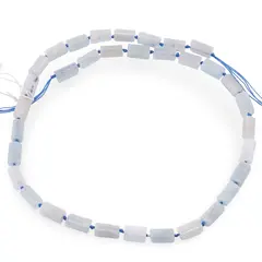 Sirag Acvamarin tuburi 6x10mm, 41cm