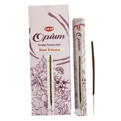 Betisoare parfumate HEM Smudge Hexa Opium, pachet cu 20 betisoare