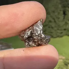 Meteorit, cristal natural unicat, 16mm, 3.9g, cod C25