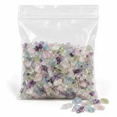 Mix cristale chips pentru zodia Pesti, 5 pietre de 7-9 mm, 25 g, cu cartonas