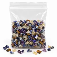 Mix de 5 cristale chips pentru Sagetator, pietre 7-9 mm, 25 g, cu cartonas informativ