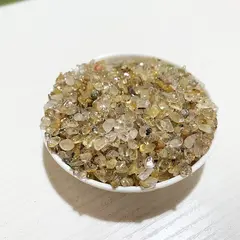 Spartura de cuart rutilat auriu, pietricele 7-9 mm, punguta de 100 g