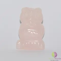 Bufnita cuart roz figurina gravata 50mm