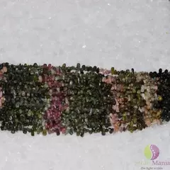 Sirag turmalina multicolor drops 6-8mm, 33cm
