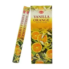 Betisoare parfumate HEM Vanilla Orange 20 buc
