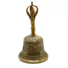 Clopotel tibetan pentru purificare din 7 metale, India, 21cm