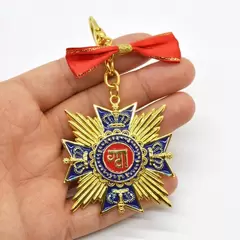 Breloc amuleta - medalie pentru protectie