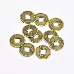 Banuti - monede chinezesti I-Ching mici, 10 buc