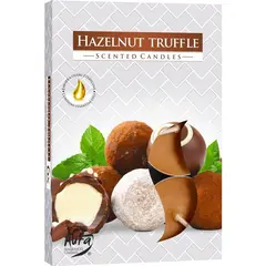 Set 6 pastile lumanari parfumate Bispol - Hazelnut Truffle