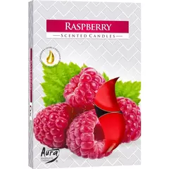 Set 6 pastile lumanari parfumate Bispol - Raspberry