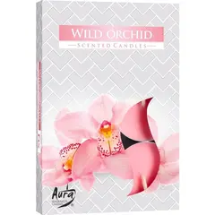 Set 6 pastile lumanari parfumate Bispol - Wild Orchid