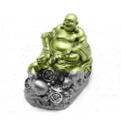 Statueta Feng Shui Buddha cu Sobolani 6cm