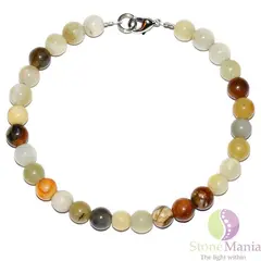 Bratara mix jad sfere 6mm