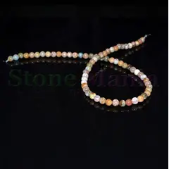 Colier agat crazy lace sfere 6mm