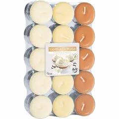 Set 30 pastile lumanari parfumate Bispol - Vanilla Cupcake