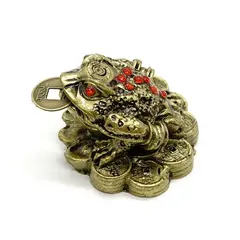 Statueta Feng Shui broasca raioasa din rasina 5,4cm, model 4