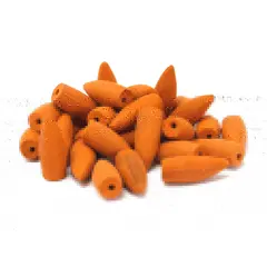 Conuri parfumate backflow Amber 10 buc