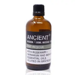 Ulei pentru masaj Ancient Wisdom, PMT Rescue 100ml