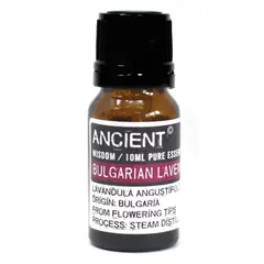 Ulei esential natural pur Bulgarian Lavender (Lavanda bulgareasca), Ancient Wisdom 10ml