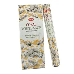 Betisoare parfumate HEM Copal White Sage 20 buc