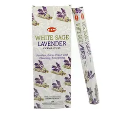 Betisoare parfumate HEM White Sage Lavender 20 buc