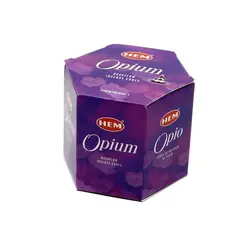 Conuri parfumate HEM Opium, backflow - 40 buc