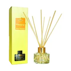 Odorizant cu betisoare de ratan, Happy, Kingaroma 50ml, difuzor de parfum