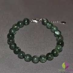 Bratara serafinit sfere 8mm si argint 925