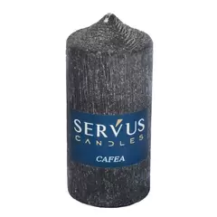 Lumanare Parfumata Cafea cilindru 13cm, neagra, Servus