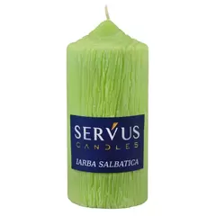 Lumanare Parfumata Iarba Salbatica cilindru 13cm, verde, Servus