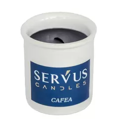 Lumanare Parfumata in pahar Cafea cu fitil din lemn, Servus