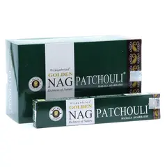 Betisoare parfumate Golden Nag - Patchouli, 15g