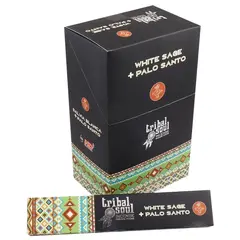 Betisoare parfumate Tribal Soul - White Sage and Palo Santo 15g