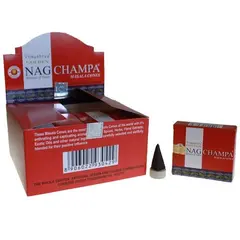 Conuri parfumate fumigatie Golden Nag - Champa 10 buc