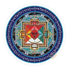 Abtibild Feng Shui cu Mandala Hayagriva - 5cm