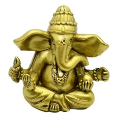 Statueta Feng Shui Ganesha din rasina 12,5cm, model 2