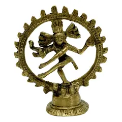 Statueta Feng Shui Shiva mic din bronz - 10cm