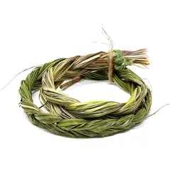 Sweetgrass (Iarba dulce) impletita, naturala - 60cm