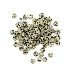 Cabochoane din jasp dalmatian 8mm