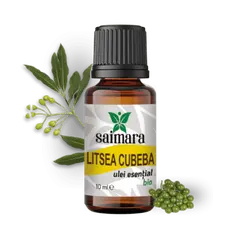 Ulei esential de Litsea Cubeba (May Chang) Saimara 10ml
