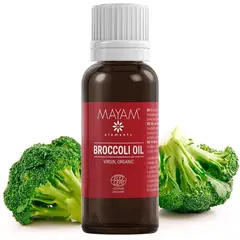 Ulei vegetal de Broccoli Bio virgin, Ecocert / Cosmos, Mayam 25ml