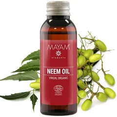 Ulei vegetal de Neem Bio virgin, Ecocert / Cosmos, Mayam 50ml