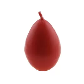 Lumanare din parafina, ou, rosu, 6cm