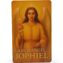 Card amuleta Arhanghelul JOPHIEL, Ingerul frumusetii si al inspiratiei