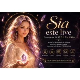 Sia este live pe STONEMANIA: consultantul AI pentru cristale, bijuterii și informații utile
