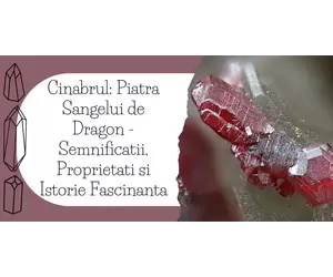 Cinabrul Piatra Sangelui de Dragon - Semnificatii, Proprietati si Istorie Fascinanta