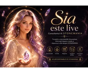 Sia este live pe STONEMANIA: consultantul AI pentru cristale, bijuterii și informații utile