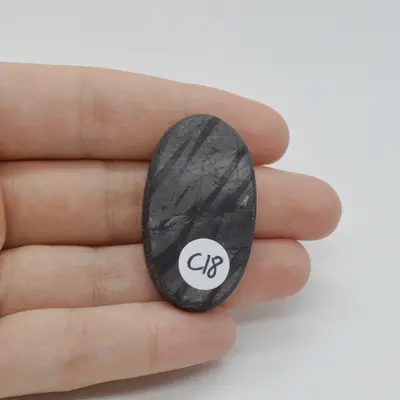 Cabochon Hipersten 39x22x6mm C18, imagine 2