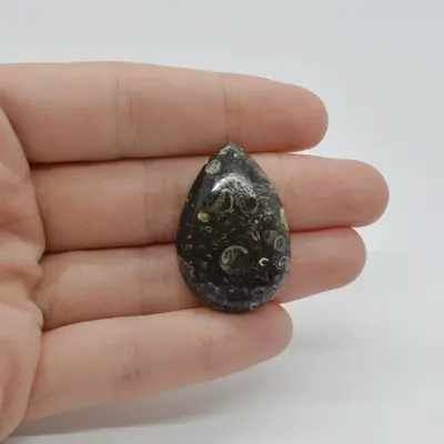 Cabochon Agat Turitela 32x21x6mm C86
